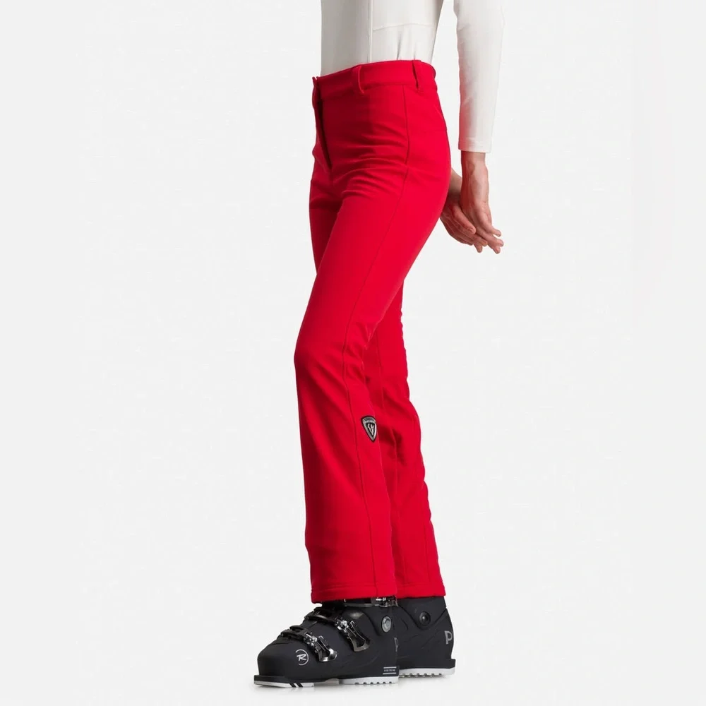 ROSSIGNOL WOMEN'S SOFTSHELL SKI PANTS Red Women’s Large_3